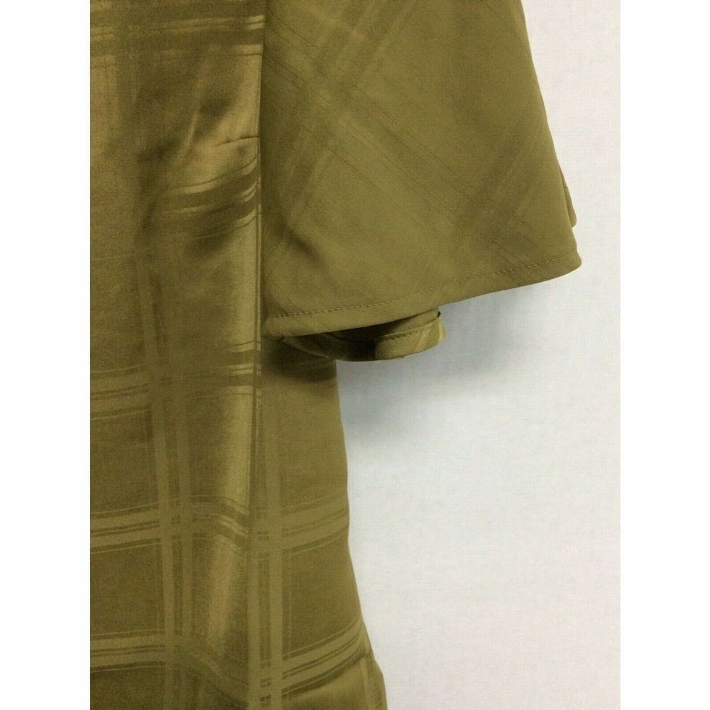 Jacquard Top Blouse A New Day Green XS - Picture 2 of 5